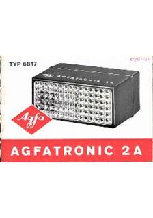 Agfa Agfatronic 2 A manual. Camera Instructions.